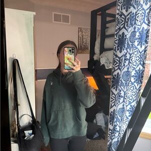 Champion Forest Green Hoodie